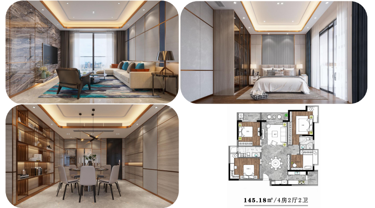 山水·悅城綠化率超60%的花園式高端小區