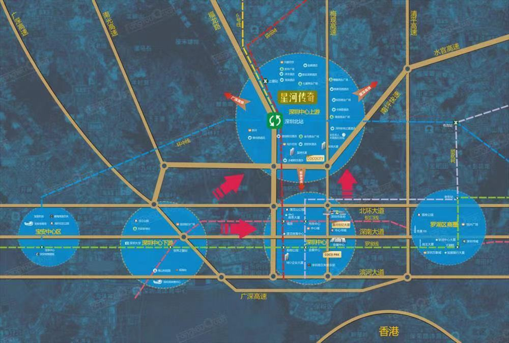 龍華星河傳奇天街均價100000元/平